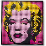 LEGO Art Marilyn Monroe dupa Andy Warhol 