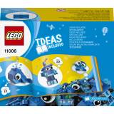 LEGO® Classic Caramizi creative albastre