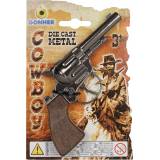 GONHER Mini pistol Cowboy culoare otel