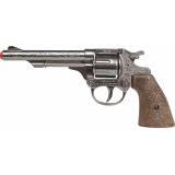 GONHER Revolver Cowboy culoare otel 8 capse