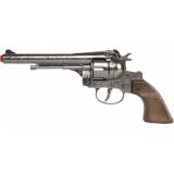 GONHER Revolver Cowboy culoare otel 12 capse