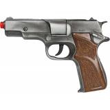 GONHER Pistol politie old silver 8 capse