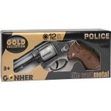 GONHER Revolver politie old silver 12 capse