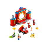 LEGO Disney Mickey and Friends - Statia si camionul de pompieri ale lui Mickey si prietenilor sai