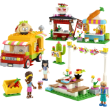 LEGO Friends - Piata cu mancare stradala