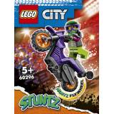 LEGO City - Motocicleta de cascadorie pentru wheelie