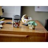 LEGO Star Wars - Mandalorian si Copilul Star Wars LEGO BrickHeadz