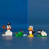 LEGO Classic - Caramizi albe creative