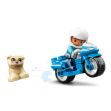 LEGO DUPLO Town - Motocicleta de politie pentru salvare