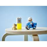 LEGO DUPLO Town - Motocicleta de politie pentru salvare