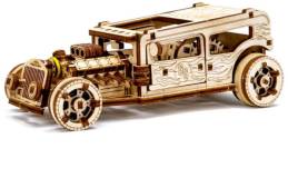 Lume miniaturala de lemn Hot Rod