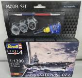  Set navomodel de construit nava USS Enterprise CV-6