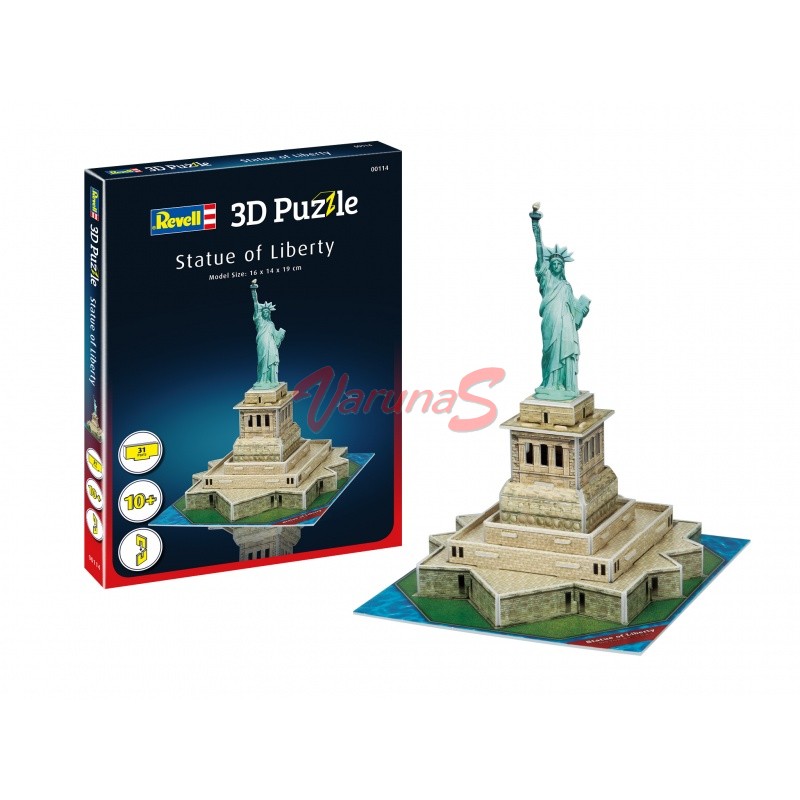 Revell Mini 3D Puzzle Statuia Libertatii, 31 piese
