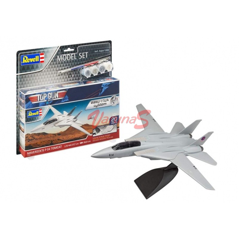REVELL Model Set Aeromacheta  F-14 Tomcat "Top Gun" (easy click)