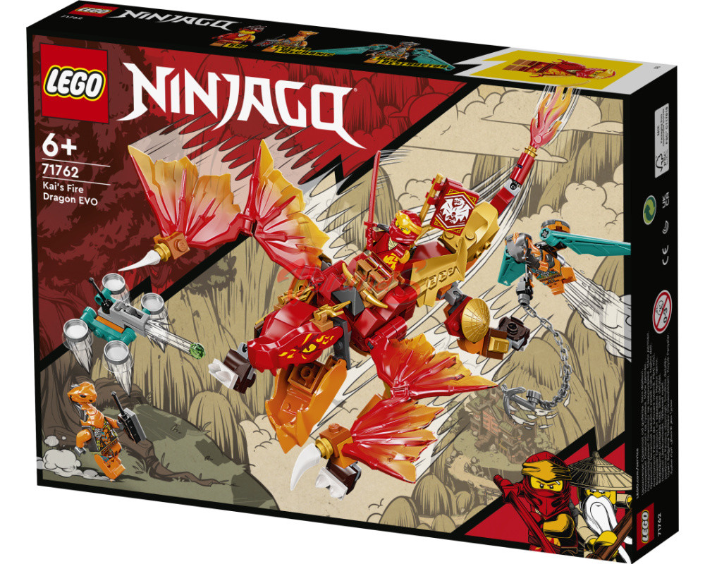 bang host local LEGO NINJAGO - Dragonul EVO de Foc al lui Kai 71762, 204 piese | L71762