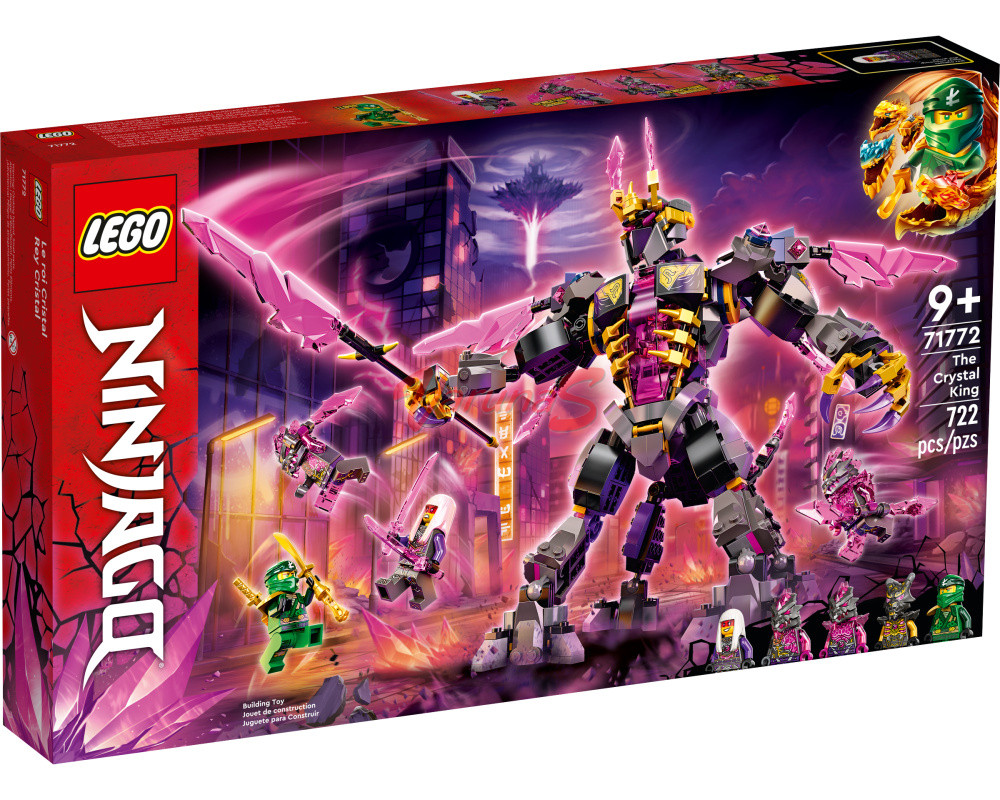 LEGO Ninjago - Regele Cristal 71772, 722 piese | L71772